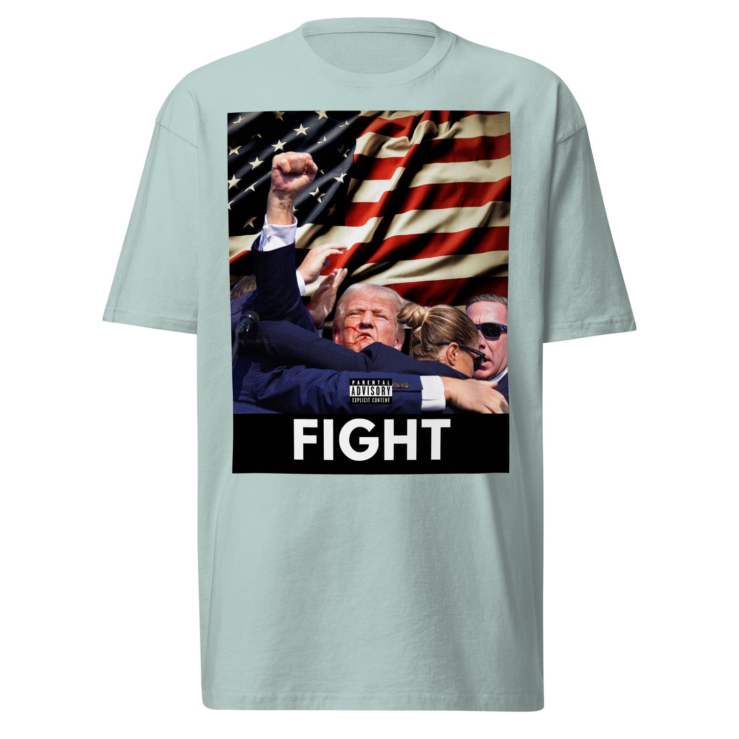 Men’s premium heavyweight /trump Fight  tee