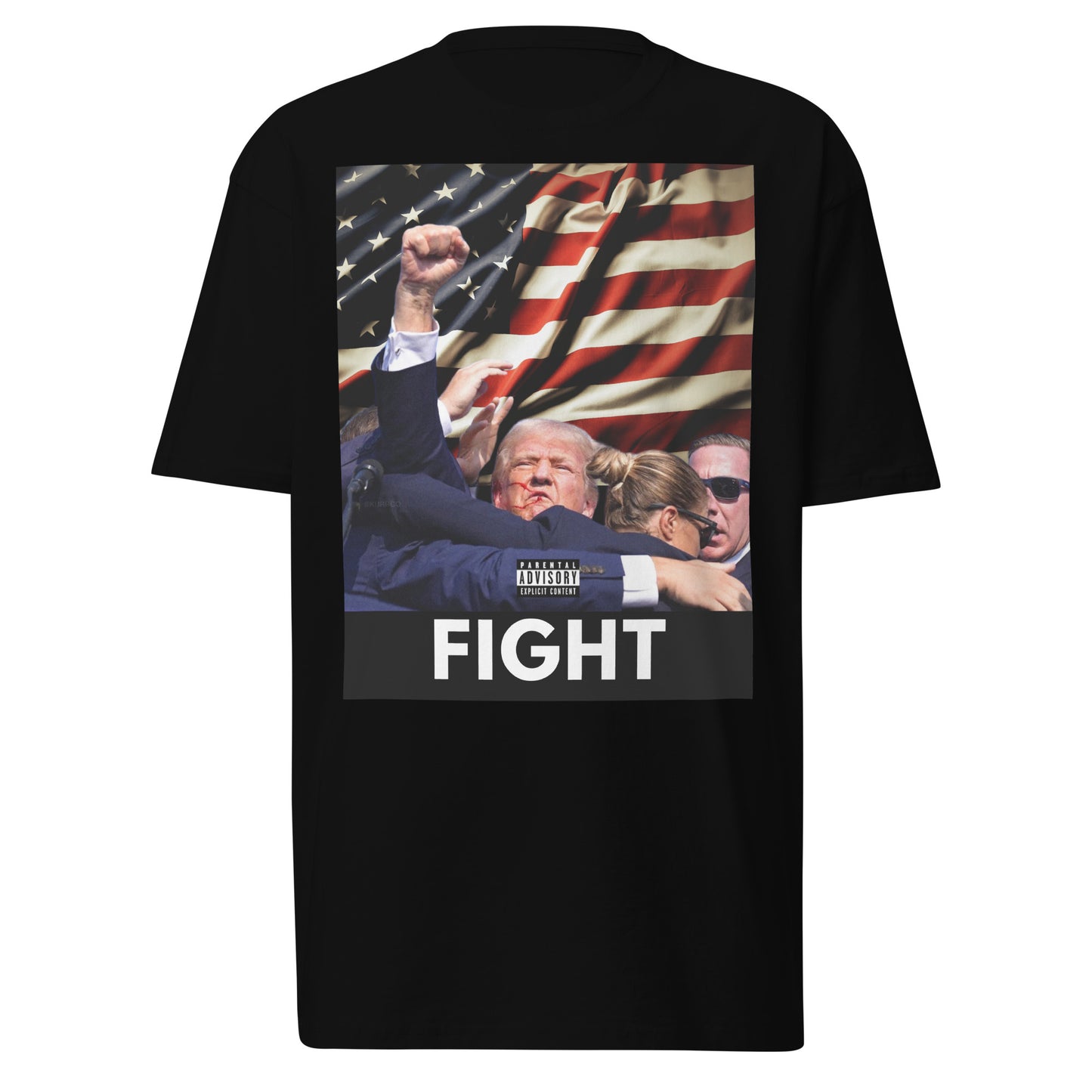 Men’s premium heavyweight /trump Fight  tee