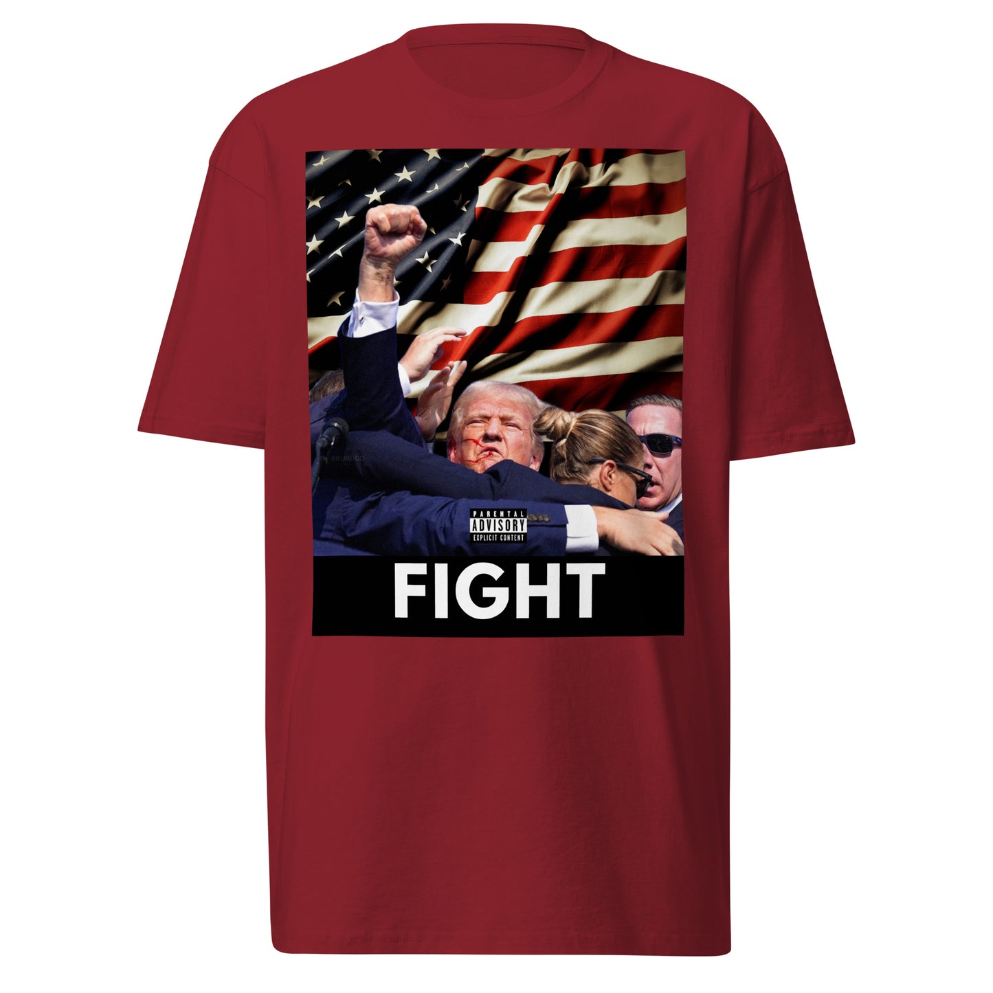 Men’s premium heavyweight /trump Fight  tee