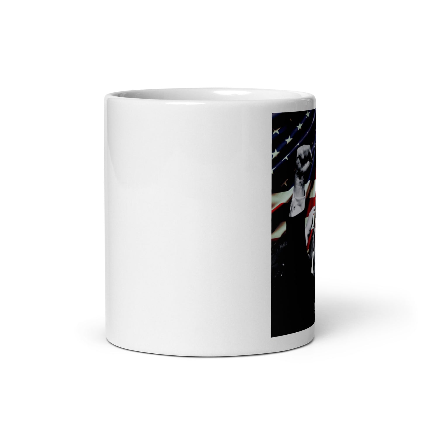 Trump white glossy mug